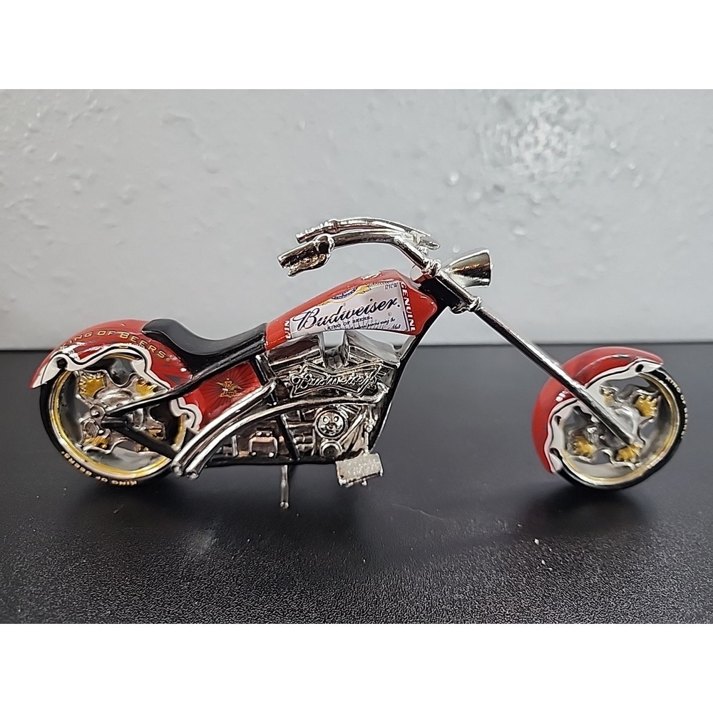 Budweiser Chopper  Motorcycle Collection  By Hamilton Collection King‎ Of Beers